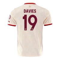 Fotballdrakt Herre Bayern Munich Alphonso Davies #19 Tredjedrakt 2024-25 Kortermet